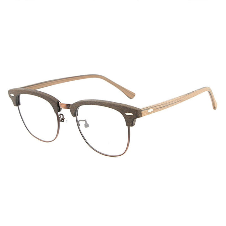 Reven Jate Unisex Full Rim Oval Acetate Eyeglasses Hb027 Full Rim Reven Jate
