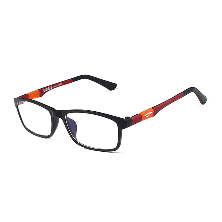 Reven Jate Unisex Full Rim Square Ultem Eyeglasses 6002 Full Rim Reven Jate C2