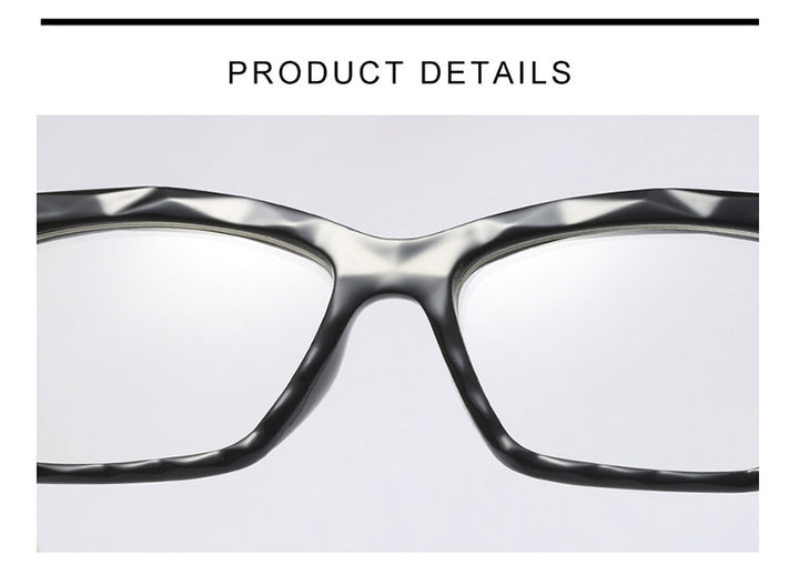 Hotony Women's Full Rim Cat Eye Acetate Frame Eyeglasses 97533 Full Rim Hotony