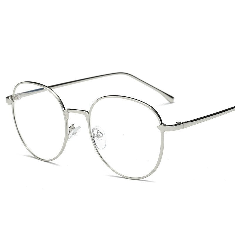 Brightzone Unisex Full Rim Round Aluminum Eyeglasses 26g Full Rim Brightzone