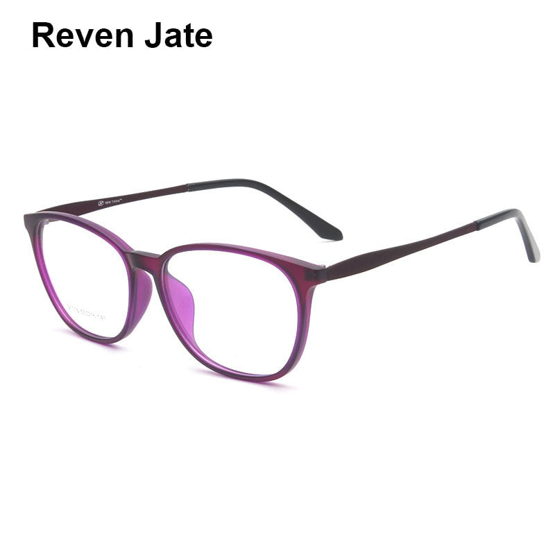Reven Jate Unisex Full Rim Square Acetate Eyeglasses S1016 Full Rim Reven Jate