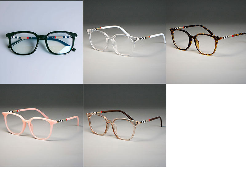 CCspace Unisex Full Rim Cat Eye Tr 90 Resin Frame Eyeglasses 47892 Full Rim CCspace