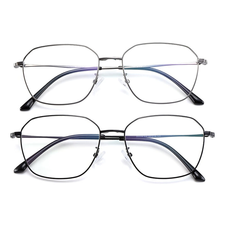 Men's Eyeglasses Clip On Sunglasses Titanium Alloy Ultralight S9334 Clip On Sunglasses Gmei Optical   