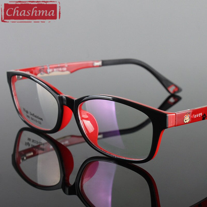 Chashma Ottica Children's Unisex Full Rim Square Tr 90 Titanium Eyeglasses 5681 Full Rim Chashma Ottica   