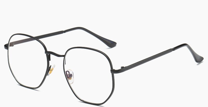 Brightzone Unisex Eyeglasses Full Rim Square Alloy Titanium Full Rim Brightzone