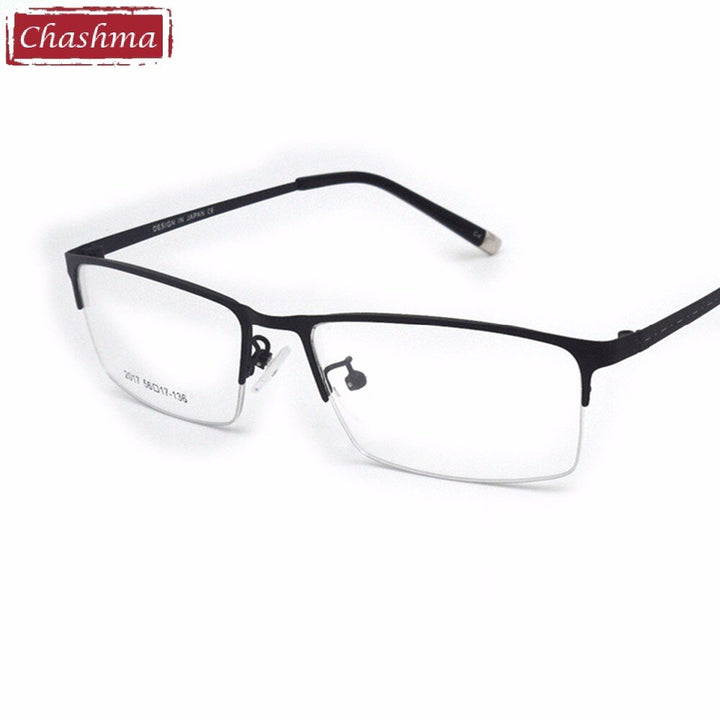 Chashma Men's Semi Rim Square Alloy Eyeglasses 2017 Semi Rim Chashma