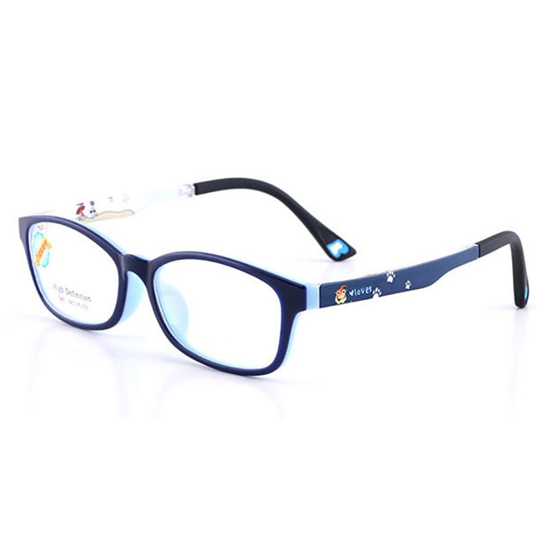 Reven Jate 5681 Child Glasses Frame For Kids Eyeglasses Frame Flexible Frame Reven Jate Blue  