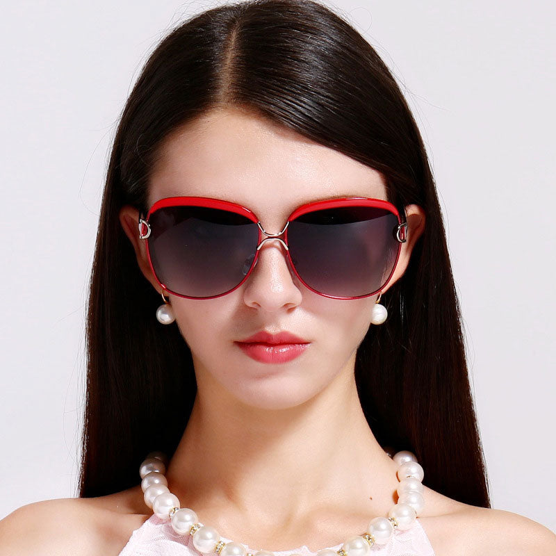 Reven Jate Women Sunwear 8702 Woman Sunglasses Frame Polarized Gradient Tinted Lenses Polarize Sun Frame Sunglasses Reven Jate