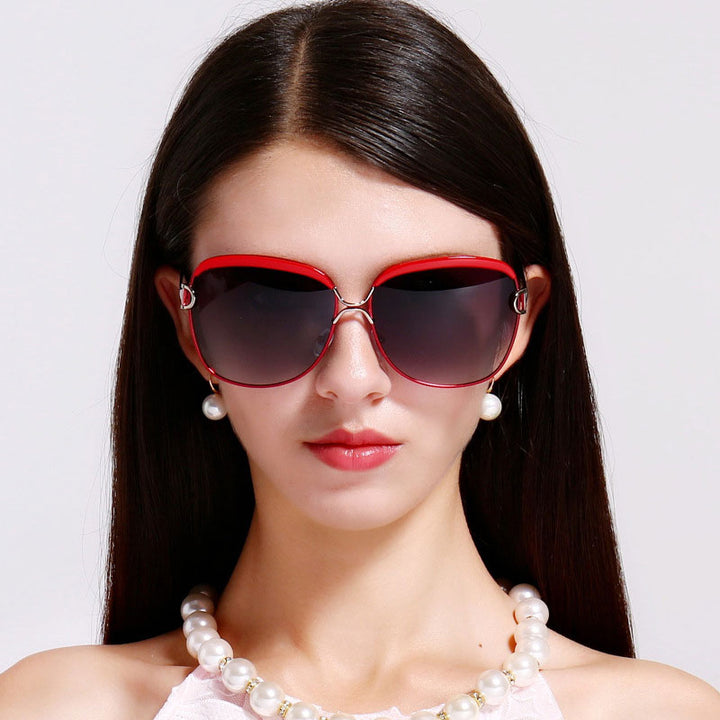 Reven Jate Women Sunwear 8702 Woman Sunglasses Frame Polarized Gradient Tinted Lenses Polarize Sun Frame Sunglasses Reven Jate