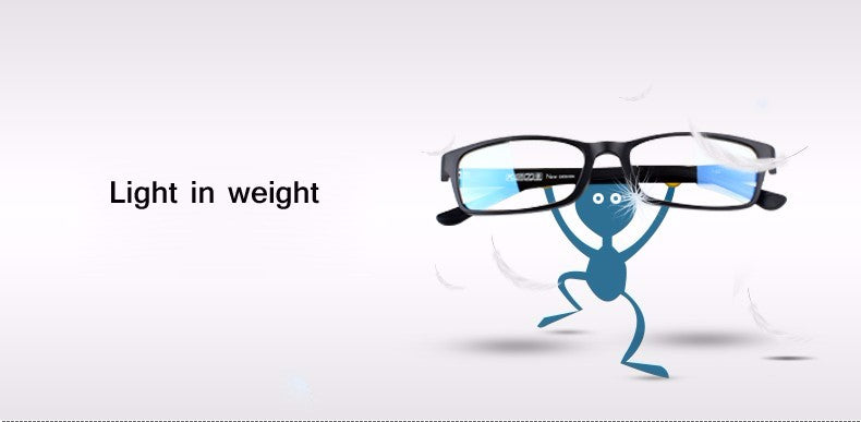 Reven Jate Unisex Full Rim Square Tr 90 Titanium Eyeglasses 1302 Full Rim Reven Jate