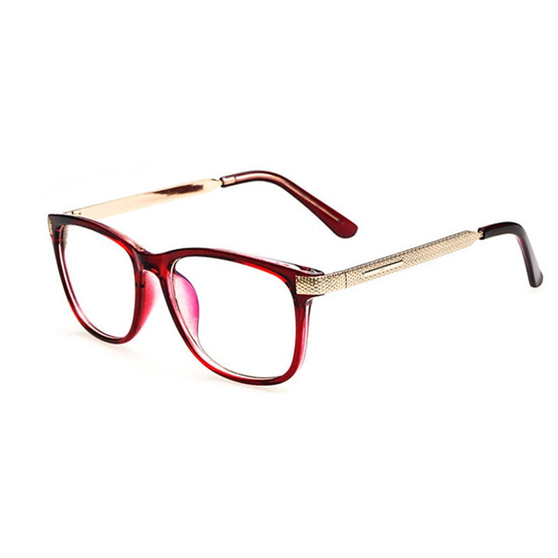 Kottdo Glasses Women Reading Eyeglasses Frame Men Square Glasses 0088 Full Rim Kottdo Burgundy
