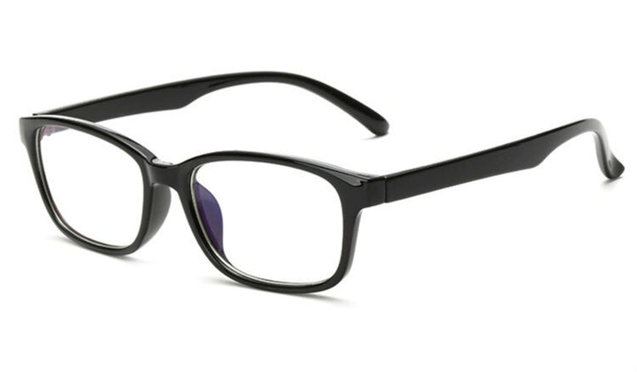Brightzone Unisex Semi Rim Square Tr 90 Titanium Gaming Eyeglasses 5020 Semi Rim Brightzone BrightBlack Clear