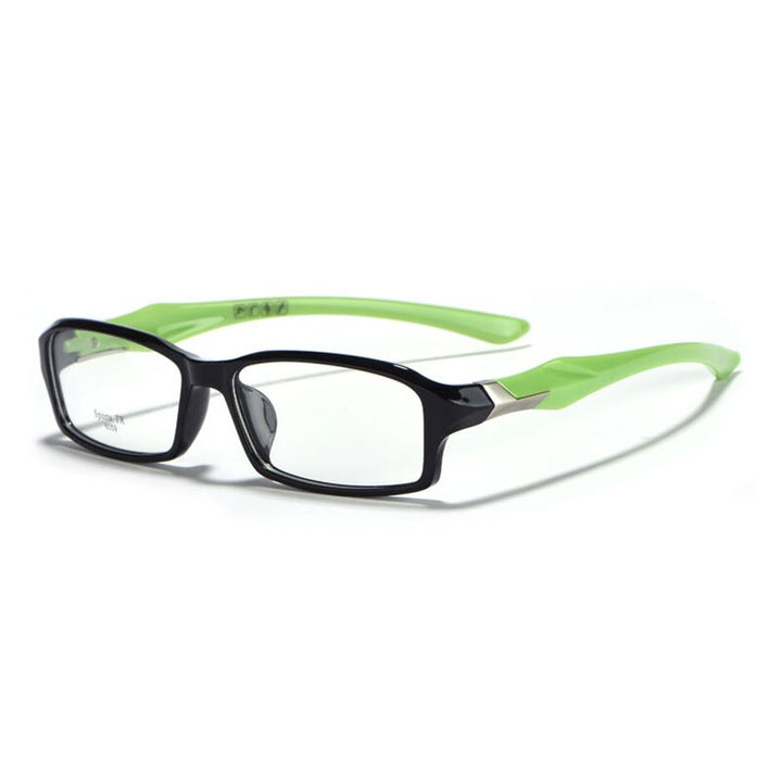 Hotochki Unisex Full Rim TR-90 Resin Frame Sport Eyeglasses 6059 Full Rim Hotochki green