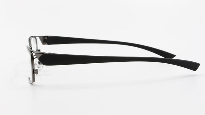 Bclear Men's Full Rim Alloy Frame Eyeglasses TR-90 Temples S1976 Full Rim Bclear