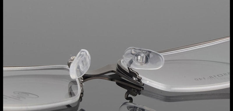 Reven Jate Women's 2387 Eyeglasses Semi-Rim Alloy Semi Rim Reven Jate