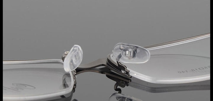 Reven Jate Women's 2387 Eyeglasses Semi-Rim Alloy Semi Rim Reven Jate