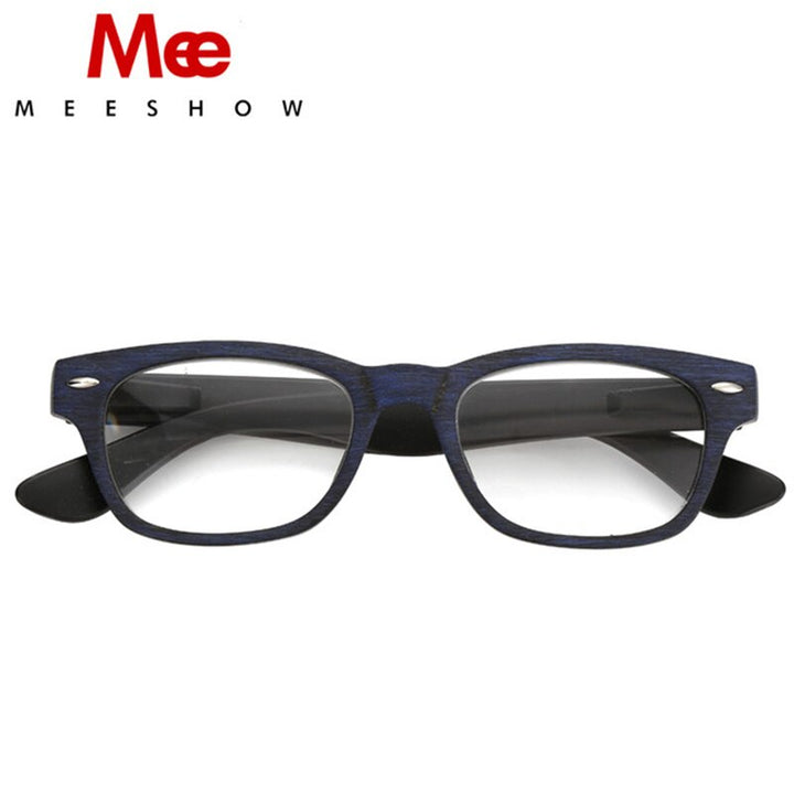 Meeshow Men's Full Rim Square Polycarbonate Reading Glasses 1512 Reading Glasses Meeshow