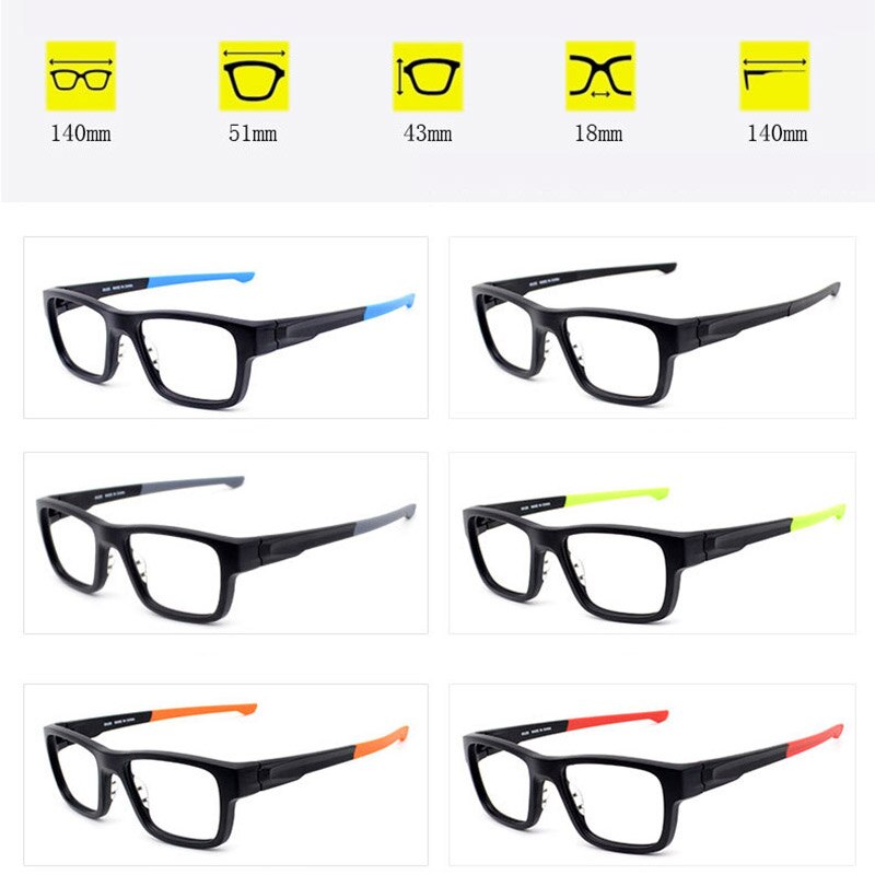 Hotony Unisex Full Rim TR 90 Resin Frame Eyeglasses Ga13 Full Rim Hotony