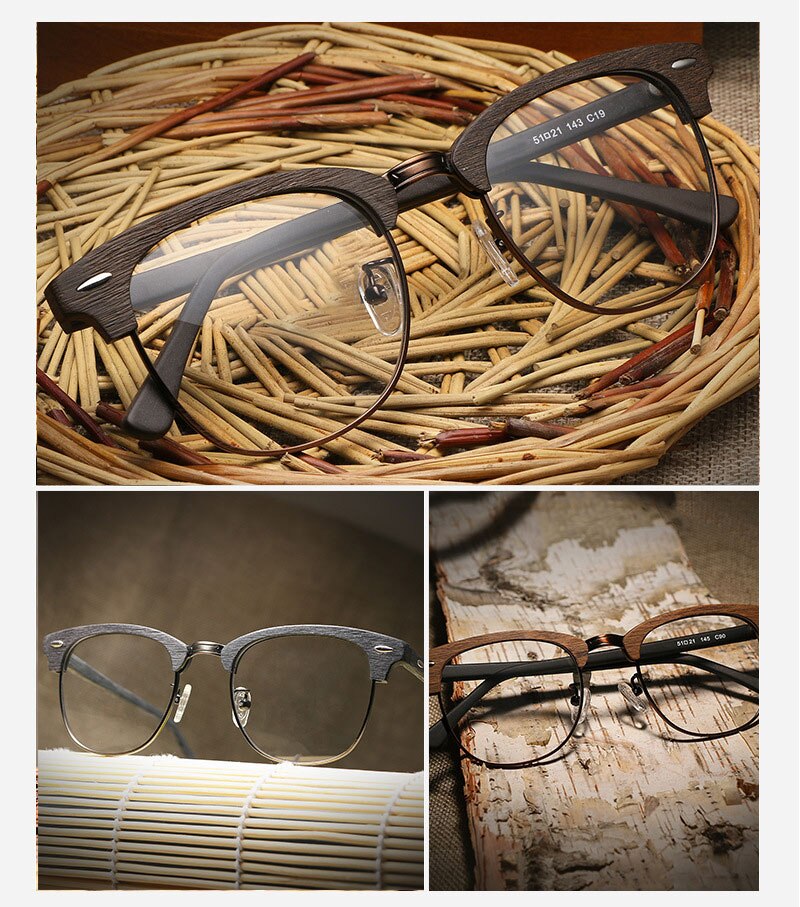 Reven Jate Unisex Full Rim Oval Acetate Eyeglasses Hb027 Full Rim Reven Jate