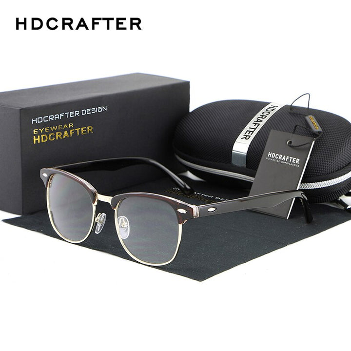 Hdcrafter Unisex Full Rim Round Acetate Frame Eyeglasses L8056 Full Rim Hdcrafter Eyeglasses