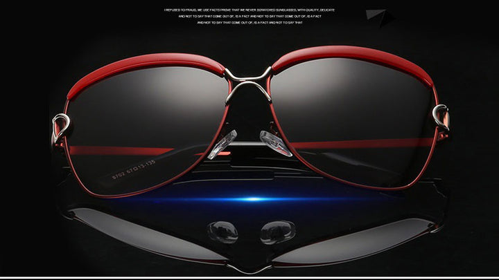 Reven Jate Women Sunwear 8702 Woman Sunglasses Frame Polarized Gradient Tinted Lenses Polarize Sun Frame Sunglasses Reven Jate