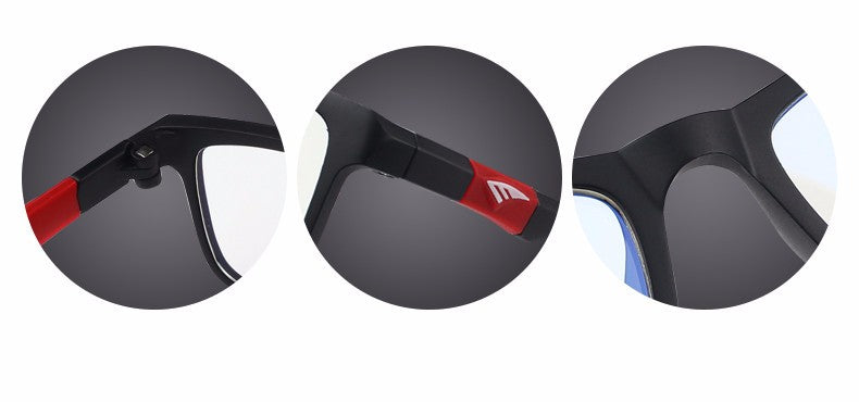 Reven Jate Unisex Full Rim Square Ultem Eyeglasses 6002 Full Rim Reven Jate