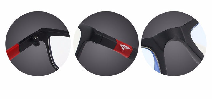 Reven Jate Unisex Full Rim Square Ultem Eyeglasses 6002 Full Rim Reven Jate