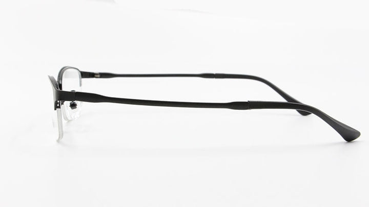 Women's Half Rim Alloy Frame Eyeglasses N7057 Semi Rim Bclear