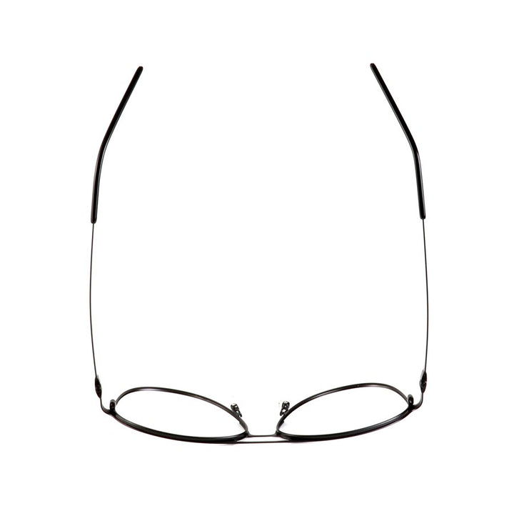Hotony Men's Full Rim Round Alloy Double Bridge Frame Eyeglasses Full Rim Hotony