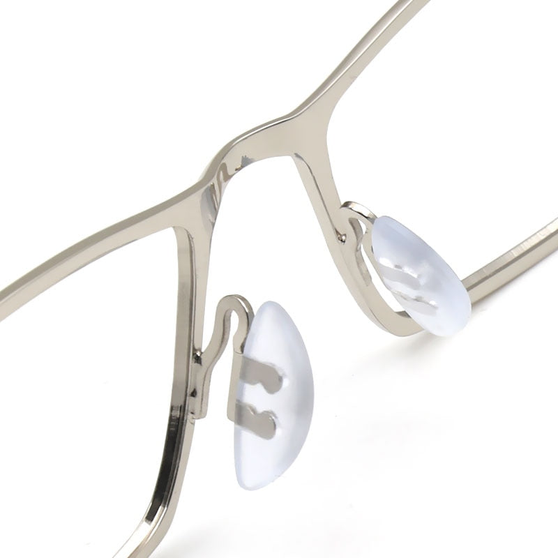 Hotochki Men's Full Rim IP Electronic Plated Alloy Metal Frame Eyeglasses Full Rim Hotochki