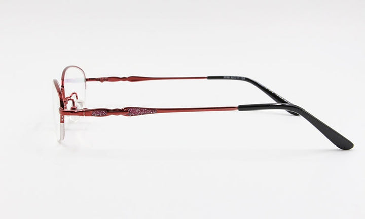 Women's Alloy Frame Semi Rim Eyeglasses 2039 Semi Rim Bclear