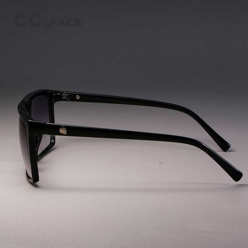 CCspace Unisex Full Rim Acetate Square Frame Steampunk Sunglasses Kulou Sunglasses CCspace Sunglasses