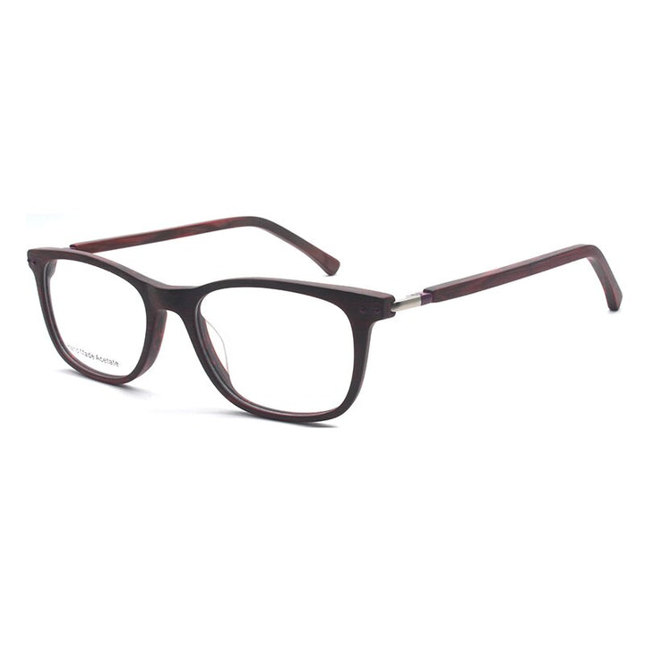 Reven Jate Unisex Full Rim Square Acetate Eyeglasses K9201 Full Rim Reven Jate