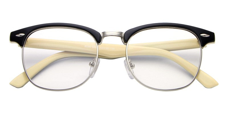 Hdcrafter Unisex Full Rim Round Acetate Frame Eyeglasses L8056 Full Rim Hdcrafter Eyeglasses