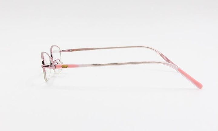 Women's Alloy Frame Semi Rim Eyeglasses 8102 Semi Rim Bclear