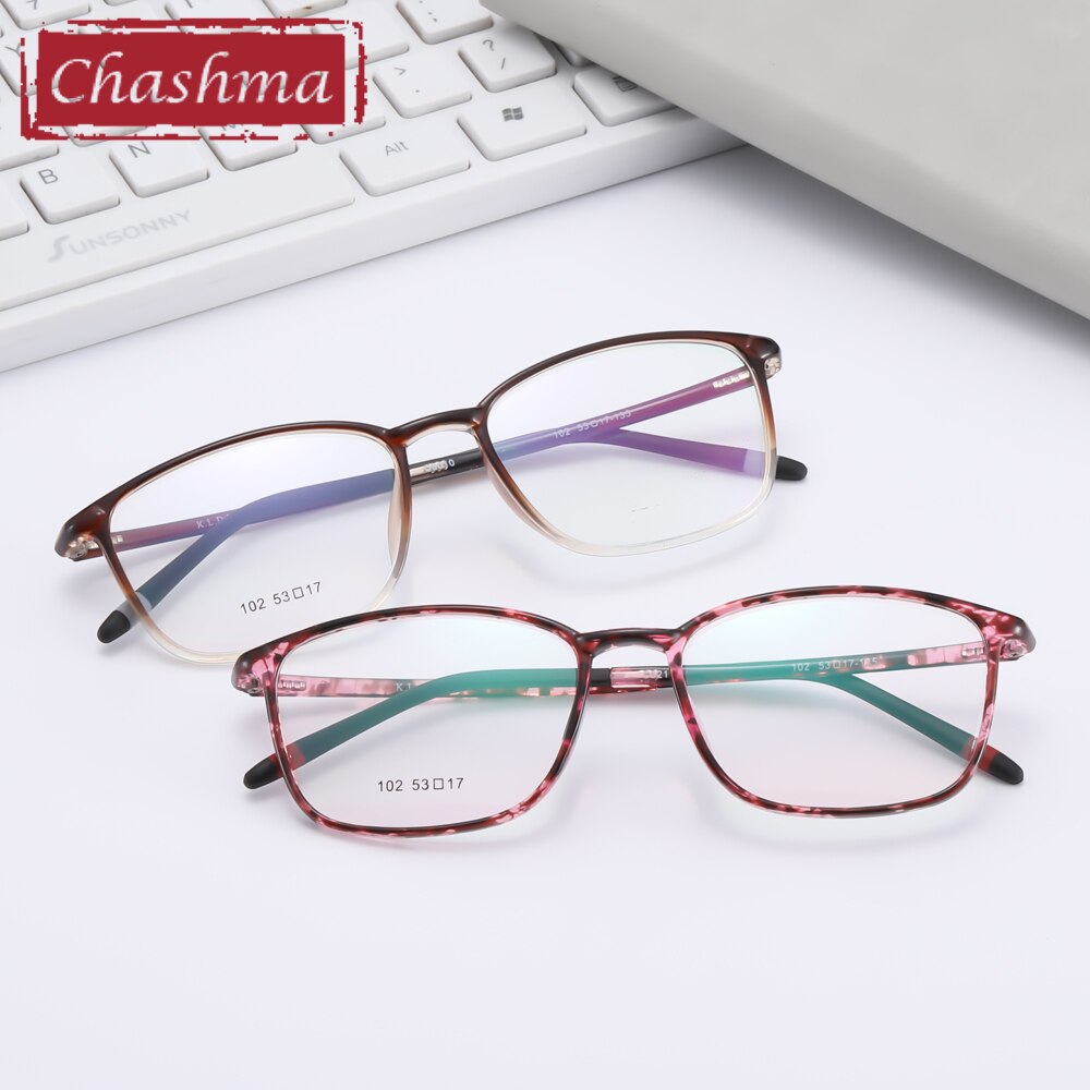 Chashma Ottica Unisex Full Rim Small Temple Round Square Tr 90 Titanium Eyeglasses 102 Full Rim Chashma Ottica