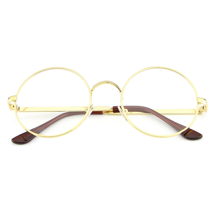 Hdcrafter Women's Full Rim Round Alloy Frame Eyeglasses Lx3048 Full Rim Hdcrafter Eyeglasses
