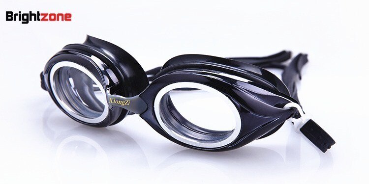 Brightzone Unisex Polycarbonate Swimming Goggles Myopia Hyperopia Ps001 Full Rim Brightzone Black