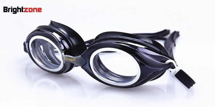 Brightzone Unisex Polycarbonate Swimming Goggles Myopia Hyperopia Ps001 Full Rim Brightzone Black