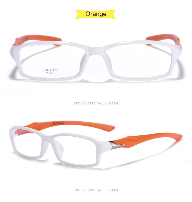 Hotochki Unisex Full Rim TR-90 Resin Frame Sport Eyeglasses 6059 Full Rim Hotochki