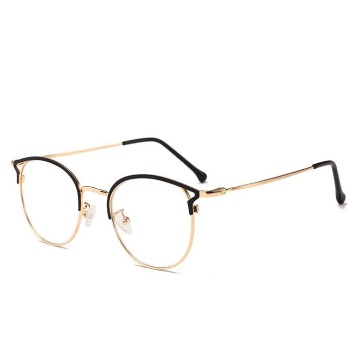Hotochki Full Rim Cat Eye Alloy Frame Eyeglasses 9029 Full Rim Hotochki