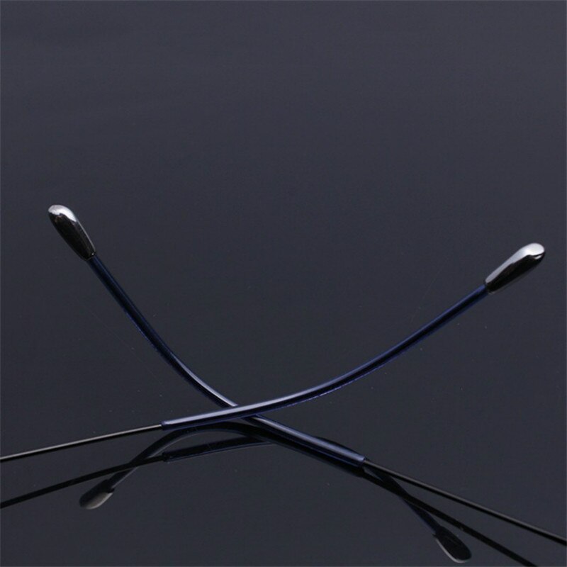 Brightzone Men's Sunglasses Oval Titanium Rimless Polarized 1258 Rimless Brightzone