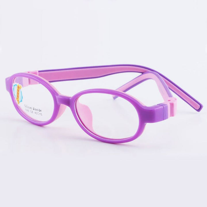 Reven Jate 516 Child Glasses Frame For Kids Eyeglasses Frame Flexible Frame Reven Jate purple  