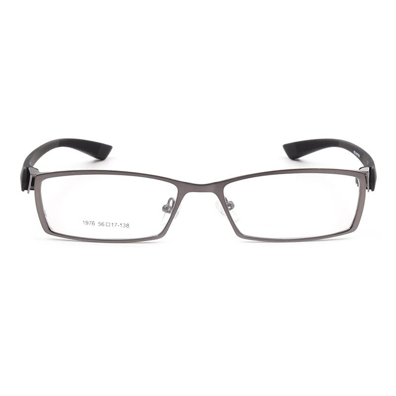 Bclear Men's Full Rim Alloy Frame Eyeglasses TR-90 Temples S1976 Full Rim Bclear