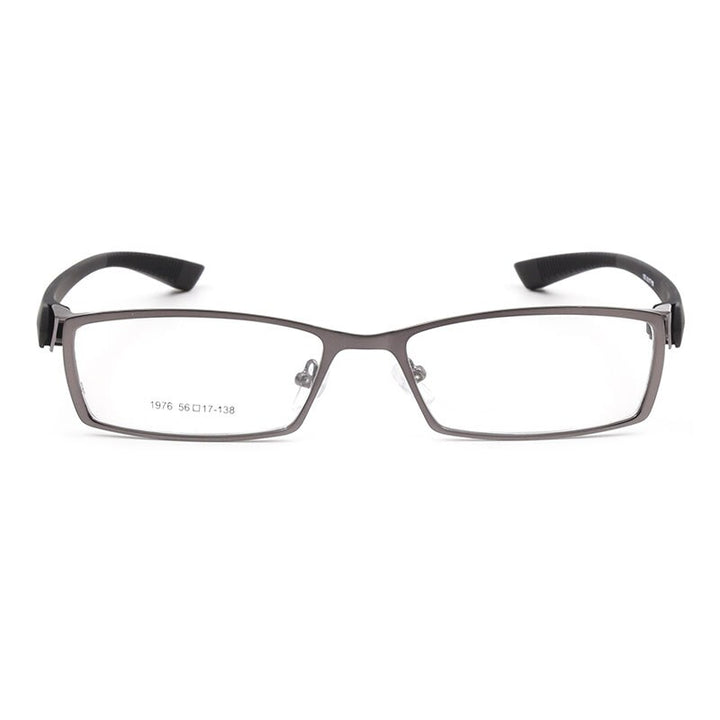 Bclear Men's Full Rim Alloy Frame Eyeglasses TR-90 Temples S1976 Full Rim Bclear