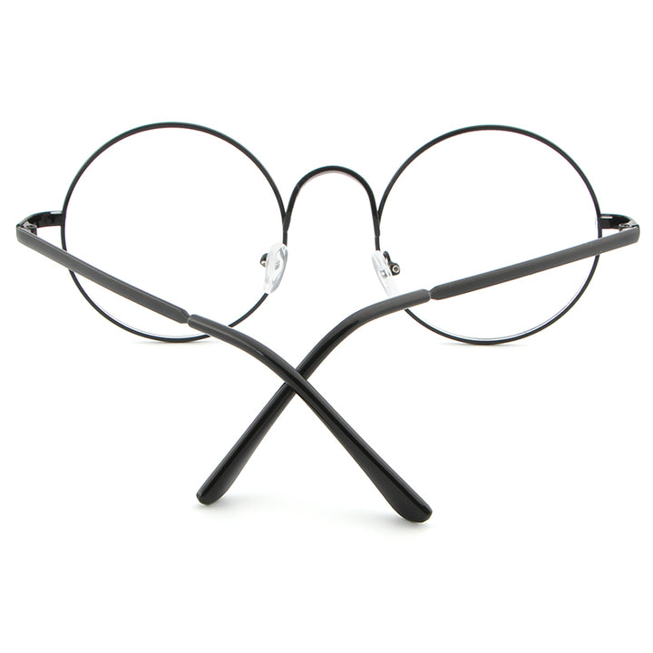 Hdcrafter Women's Full Rim Round Alloy Frame Eyeglasses Lx3048 Full Rim Hdcrafter Eyeglasses