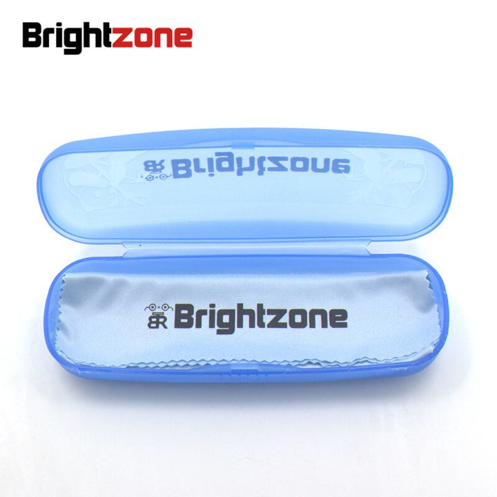 Brightzone Men's Sunglasses Oval Titanium Rimless Polarized 1258 Rimless Brightzone
