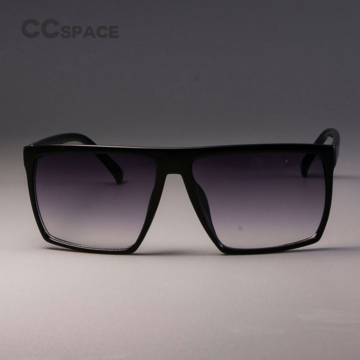 CCspace Unisex Full Rim Acetate Square Frame Steampunk Sunglasses Kulou Sunglasses CCspace Sunglasses