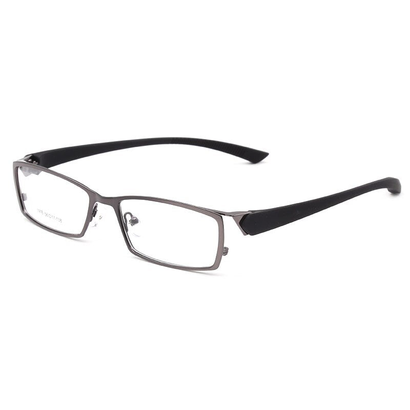 Bclear Men's Full Rim Alloy Frame Eyeglasses TR-90 Temples S1976 Full Rim Bclear