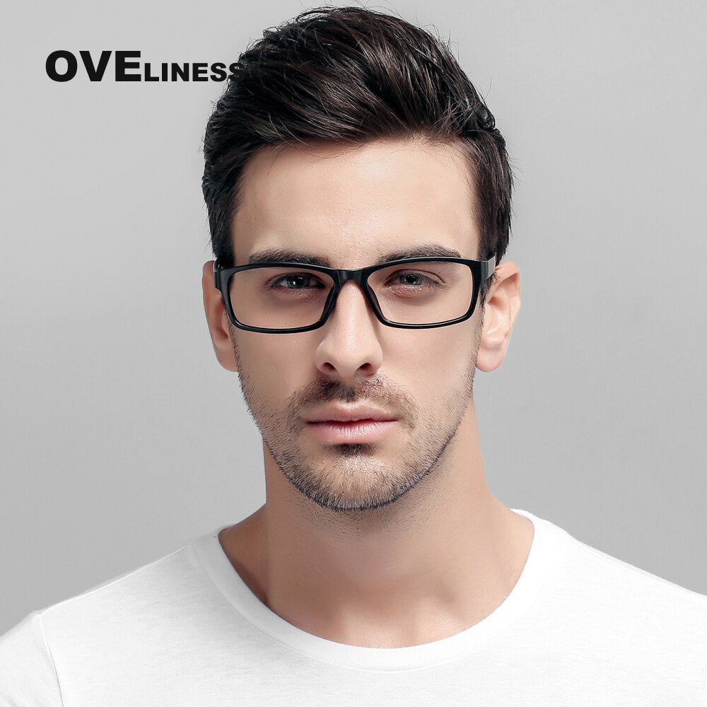 Oveliness Unisex Full Rim Square Tr 90 Titanium Eyeglasses 2126 Full Rim Oveliness